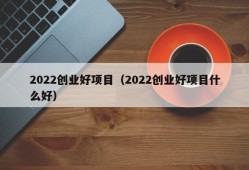 2022创业好项目（2022创业好项目什么好）