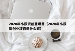 2020年小投资创业项目（2020年小投资创业项目做什么呢）