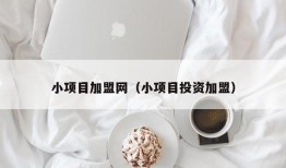 小项目加盟网（小项目投资加盟）