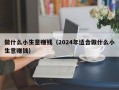 做什么小生意赚钱（2024年适合做什么小生意赚钱）