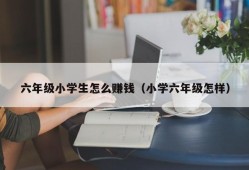 六年级小学生怎么赚钱（小学六年级怎样）