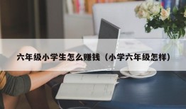 六年级小学生怎么赚钱（小学六年级怎样）