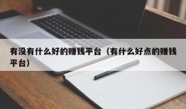 有没有什么好的赚钱平台（有什么好点的赚钱平台）