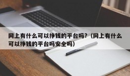 网上有什么可以挣钱的平台吗?（网上有什么可以挣钱的平台吗安全吗）