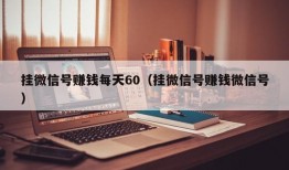 挂微信号赚钱每天60（挂微信号赚钱微信号）