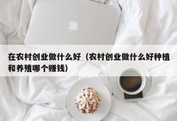 在农村创业做什么好（农村创业做什么好种植和养殖哪个赚钱）