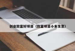 创业致富好项目（致富项目小本生意）