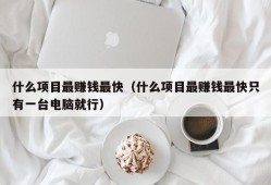 什么项目最赚钱最快（什么项目最赚钱最快只有一台电脑就行）