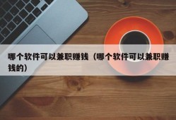 哪个软件可以兼职赚钱（哪个软件可以兼职赚钱的）